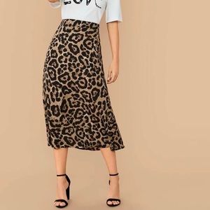 Cheetah float skirt